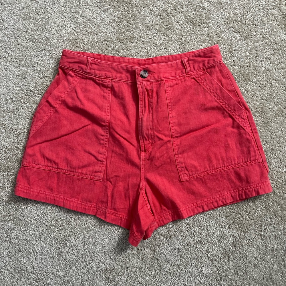 Universal Thread High Waist Coral Red Women's Shorts